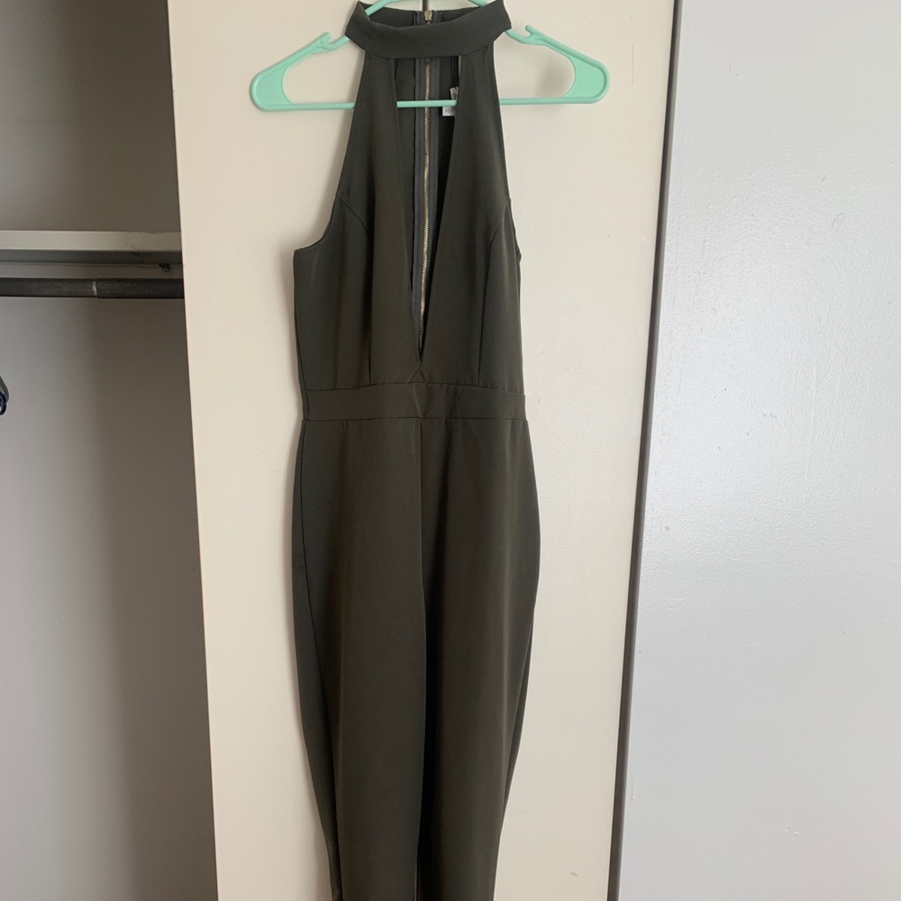Olive green jumpsuit
